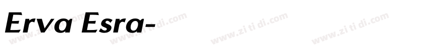 Erva Esra字体转换